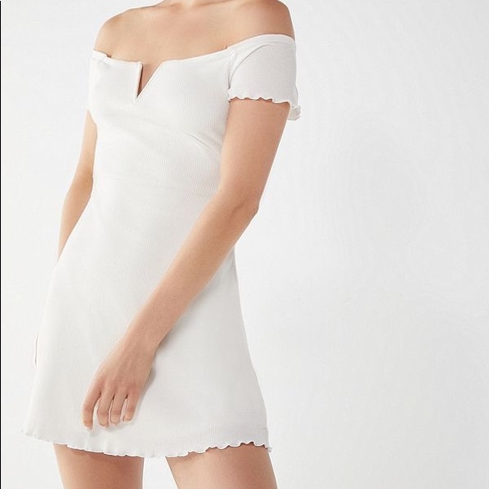 Urban outfitters white bodycon night out dress